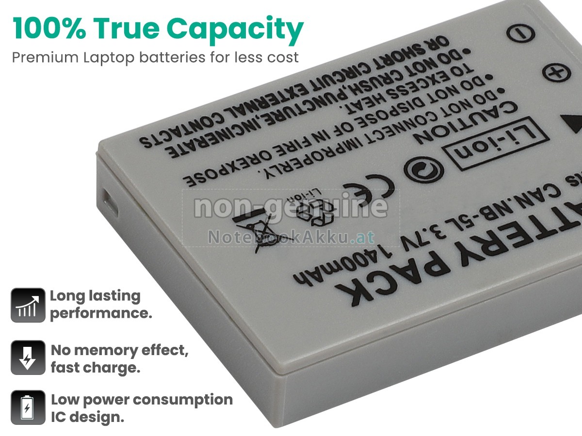 Akku für Canon IXY DIGITAL 3000 IS