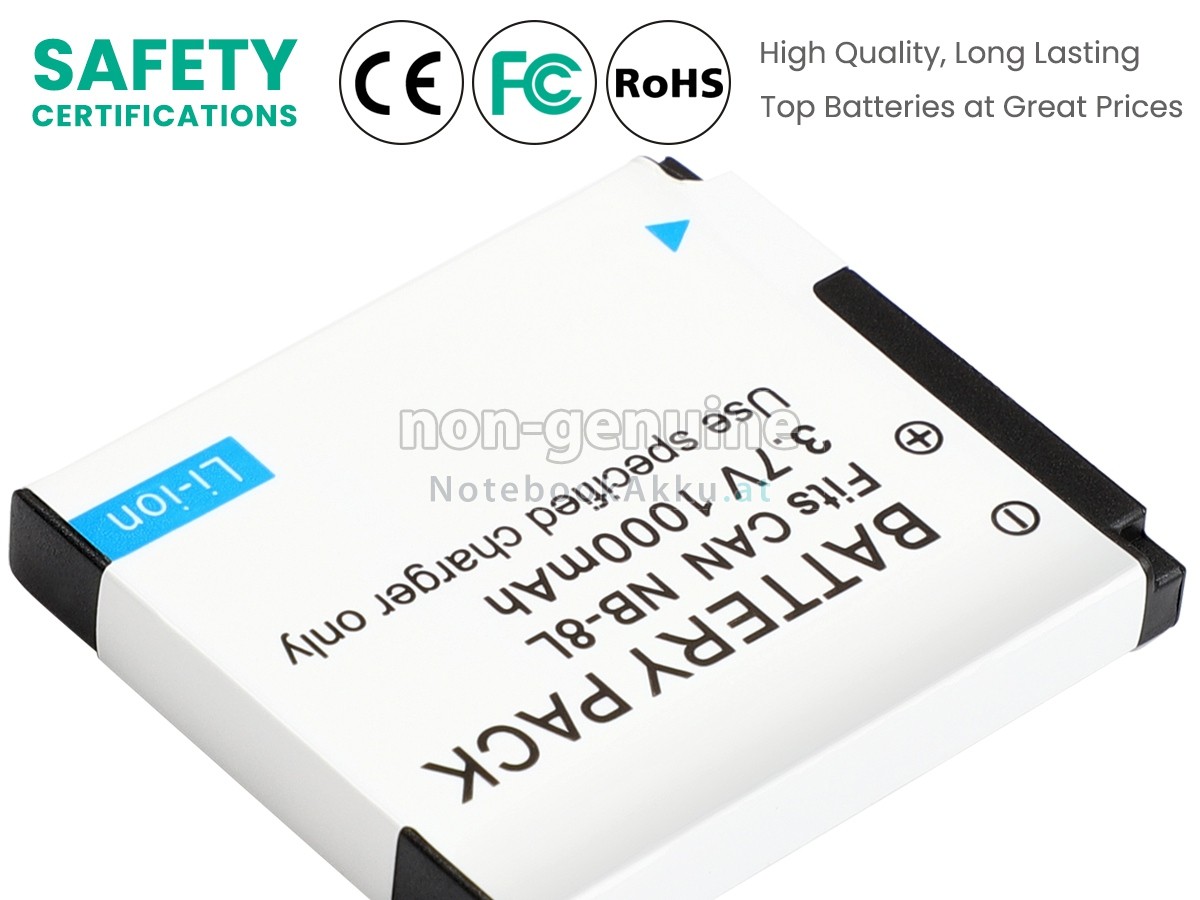 Akku für Canon POWERSHOT A3100 IS