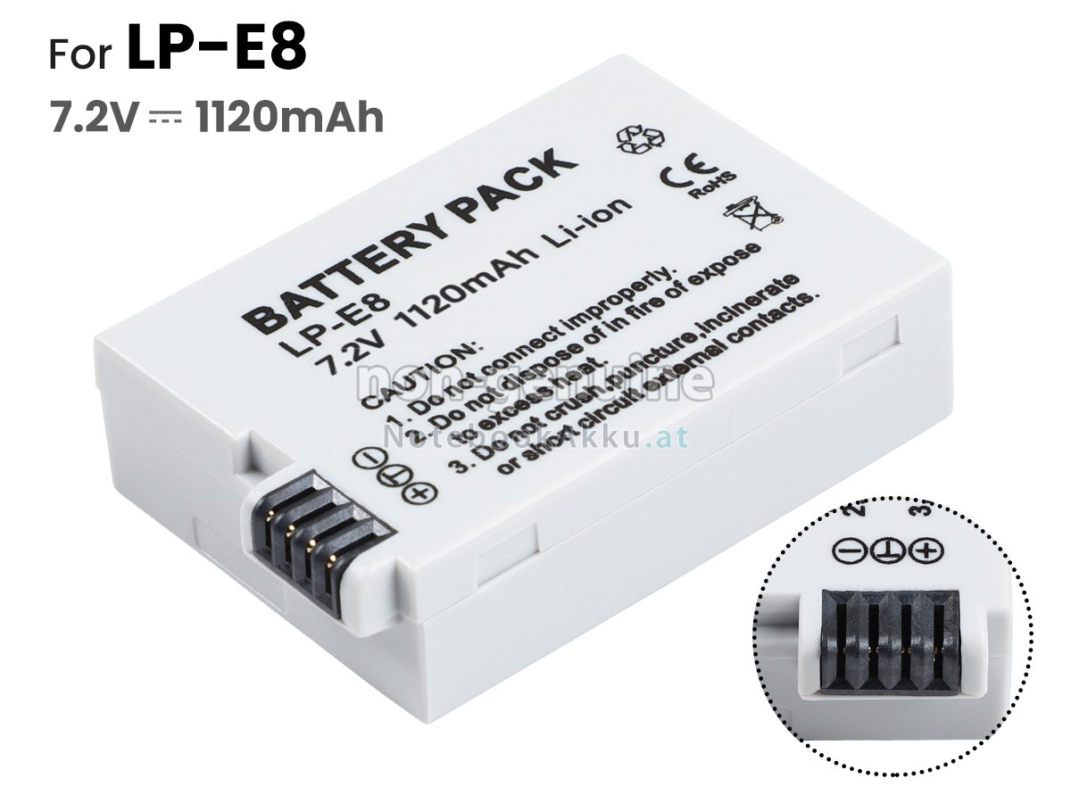 Akku für Canon EOS REBEL T2I