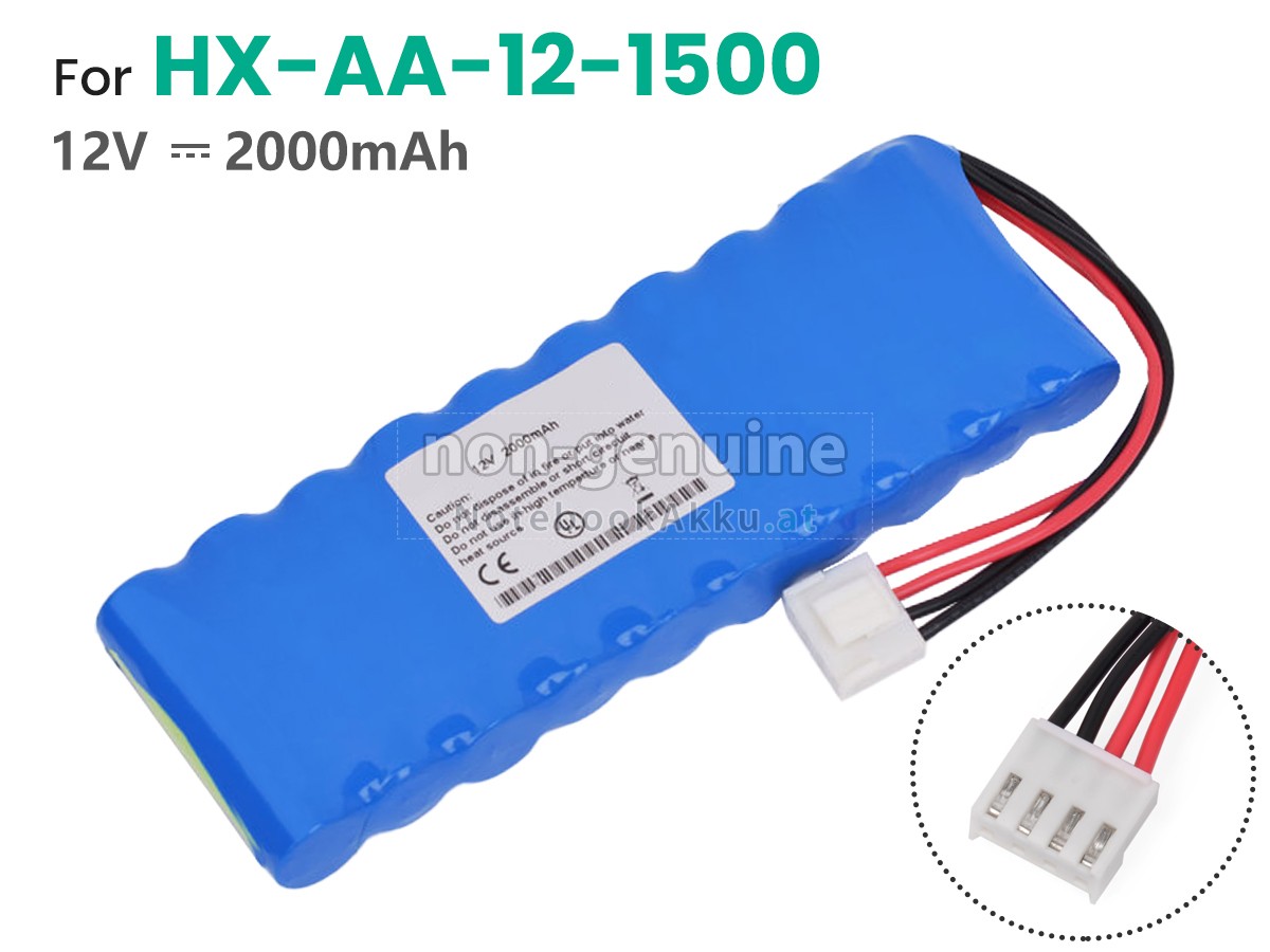Akku für Carewell HX-AA-12-1500
