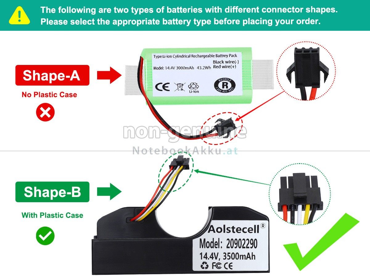 Akku für Cecotec CONGA 2290