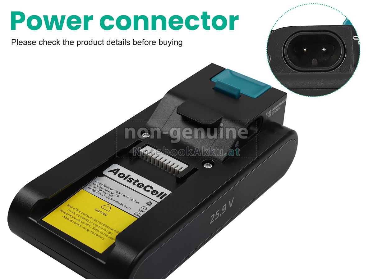 Akku für Cecotec ROCKSTAR 500 X-TREME