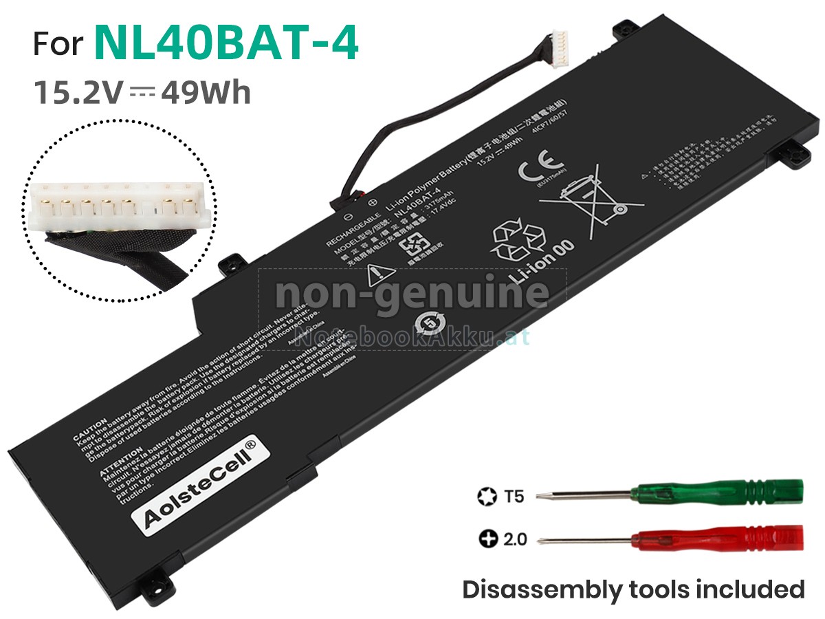 Akku für Clevo NL50GU