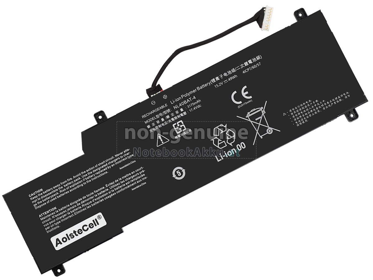 Akku für Clevo NL50GU