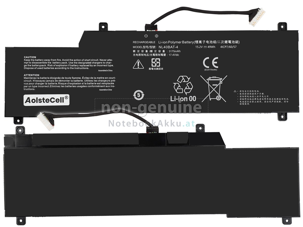 Akku für Clevo NL50GU
