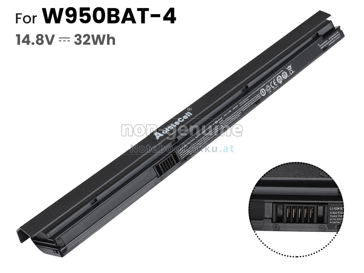 Akku für Clevo W955AU