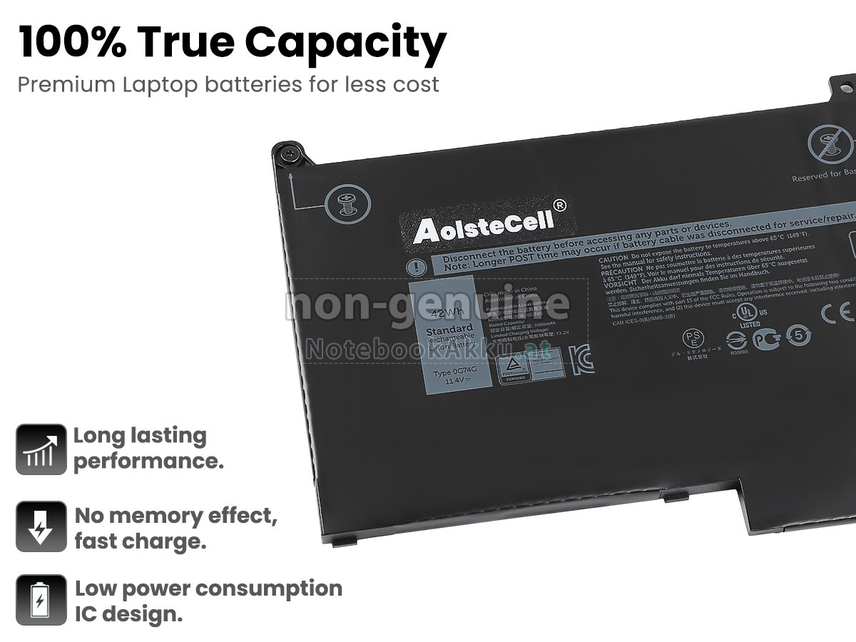 Akku für Dell Latitude 5300 2-IN-1 CHROME