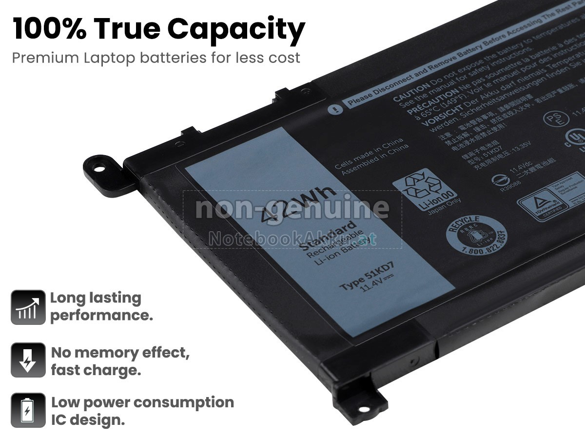 Akku für Dell Chromebook 3100 2-IN-1