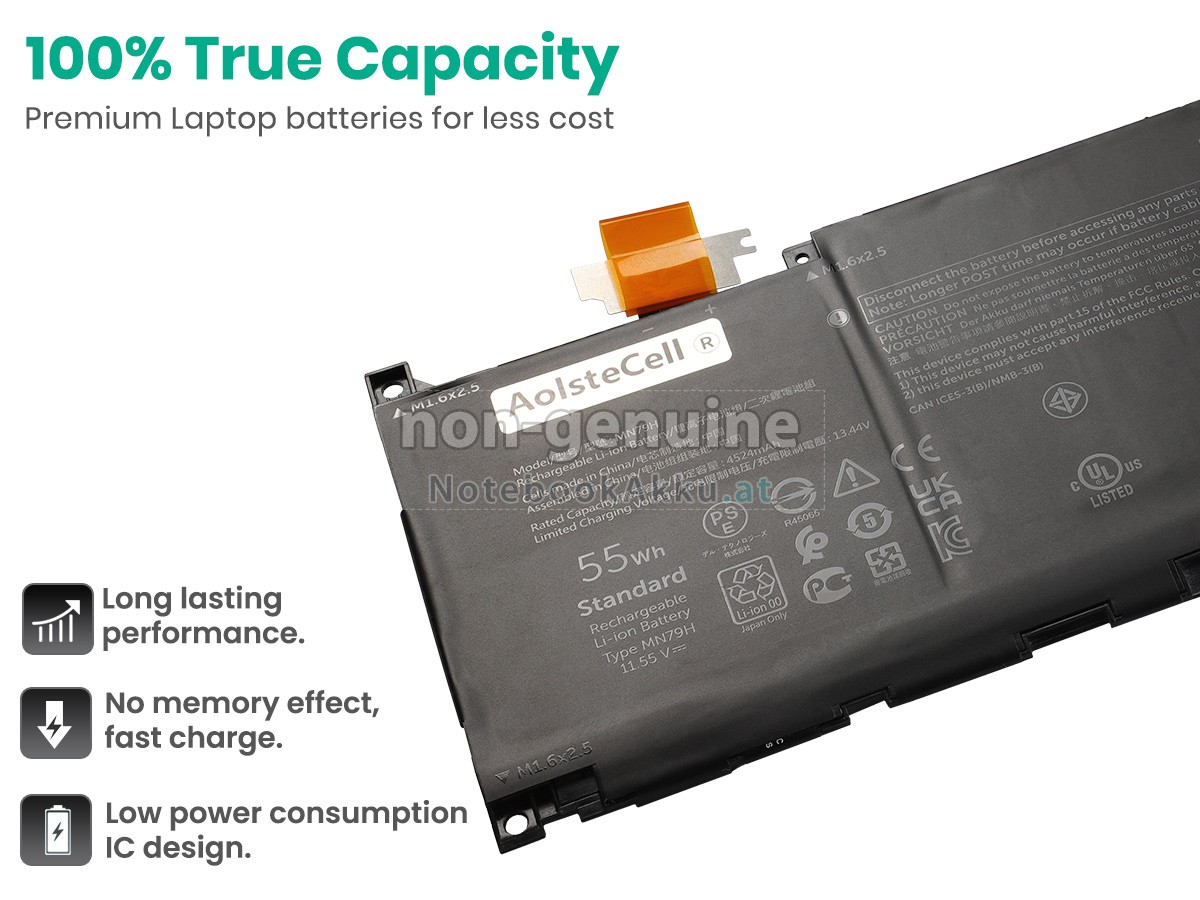 Akku für Dell XPS 13 PLUS 9320