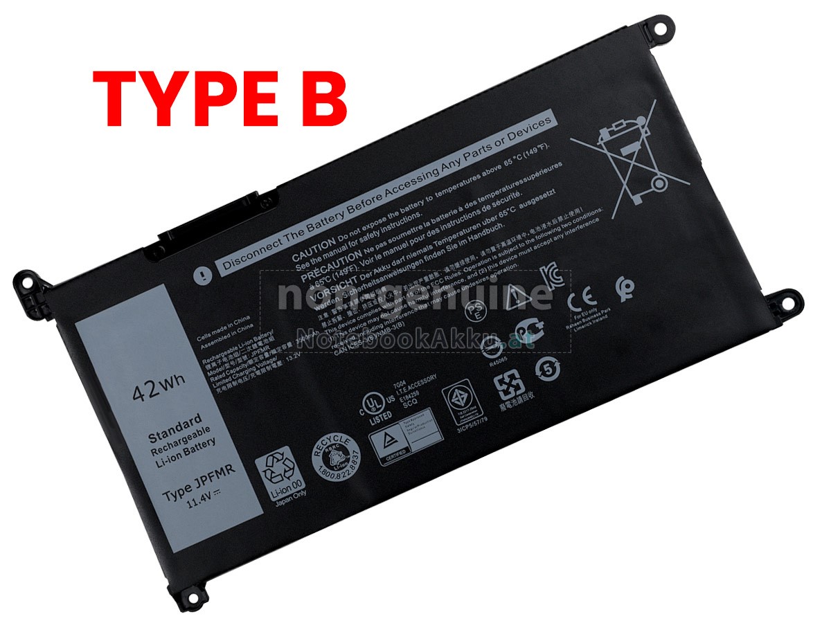 Akku für Dell Chromebook 3100 2-IN-1