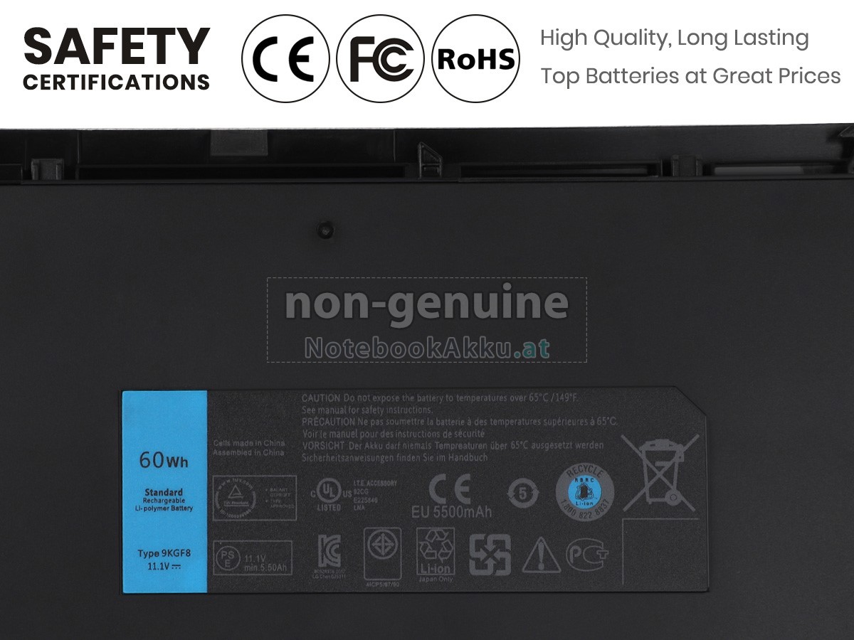 Akku für Dell TRM4D