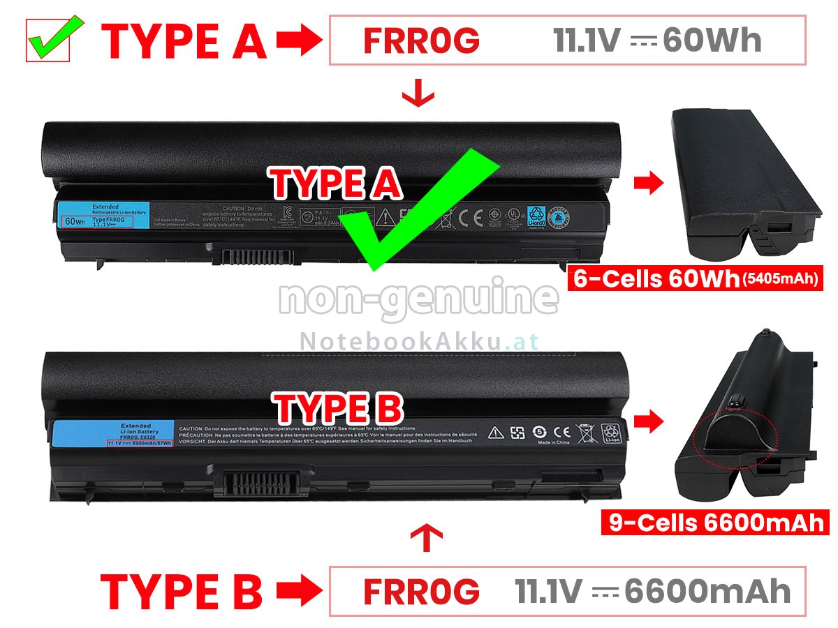 Akku für Dell Latitude E6220