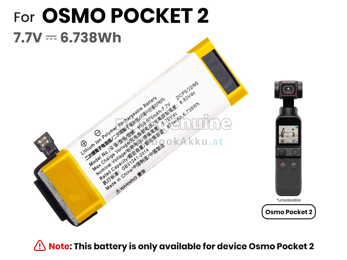 Akku für DJI OSMO POCKET 2