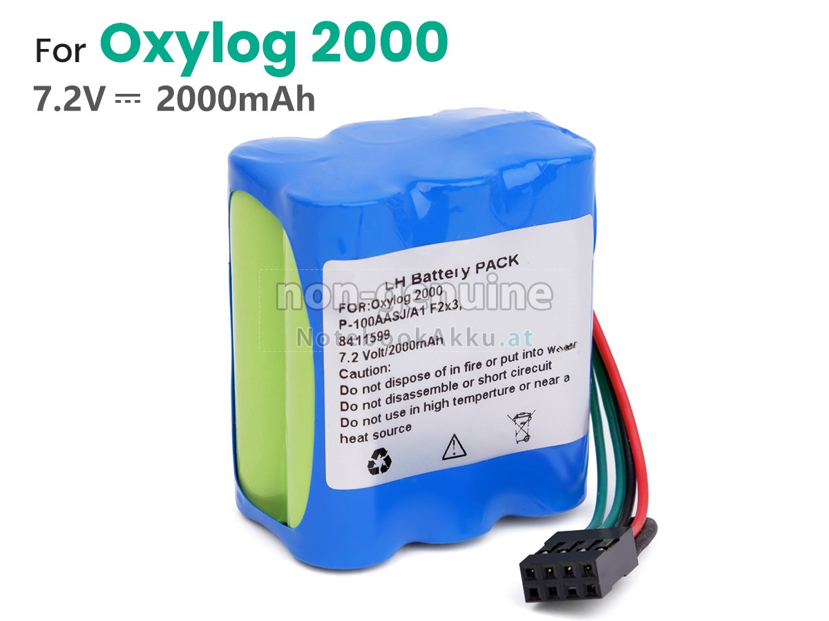 Akku für Drager OXYLOG 2000