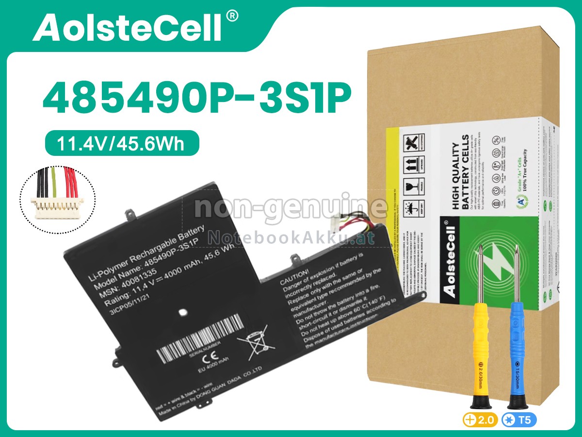 Akku für EVOO EVC156-2BK