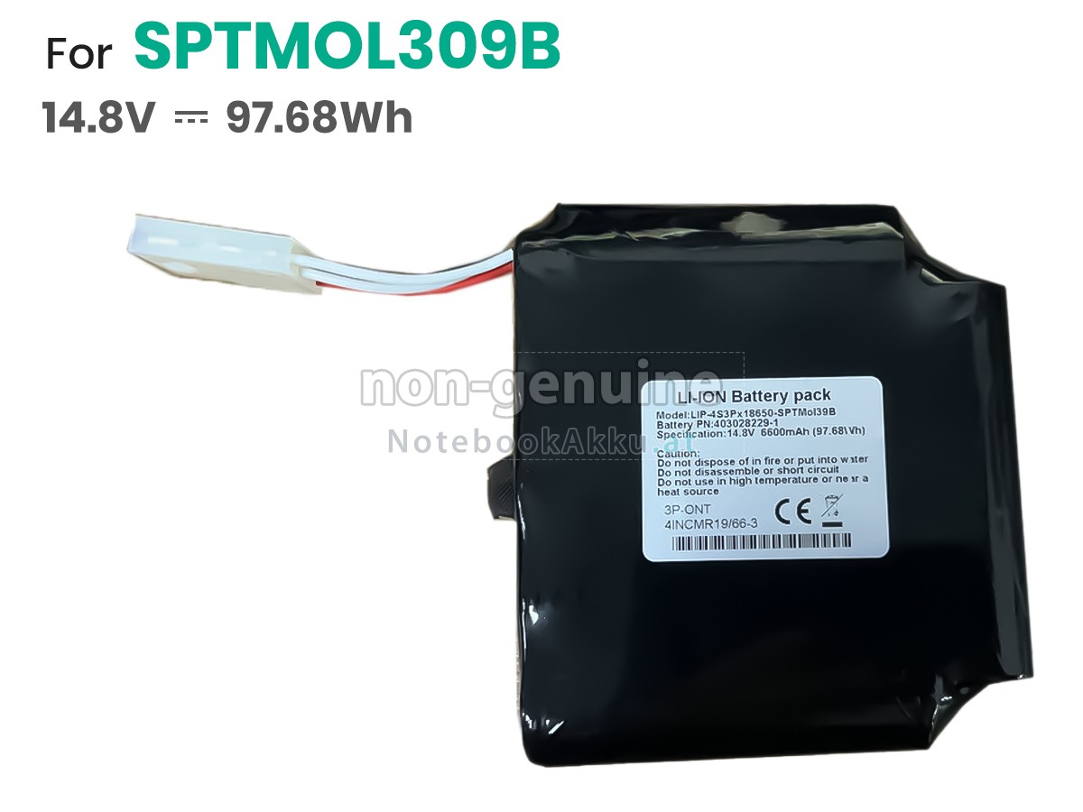 Akku für expocell SPTMOL309B