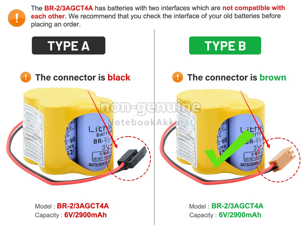 Akku für Fanuc A98L-0031-0025