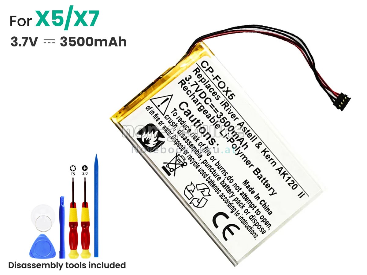 Akku für Fiio X7 II