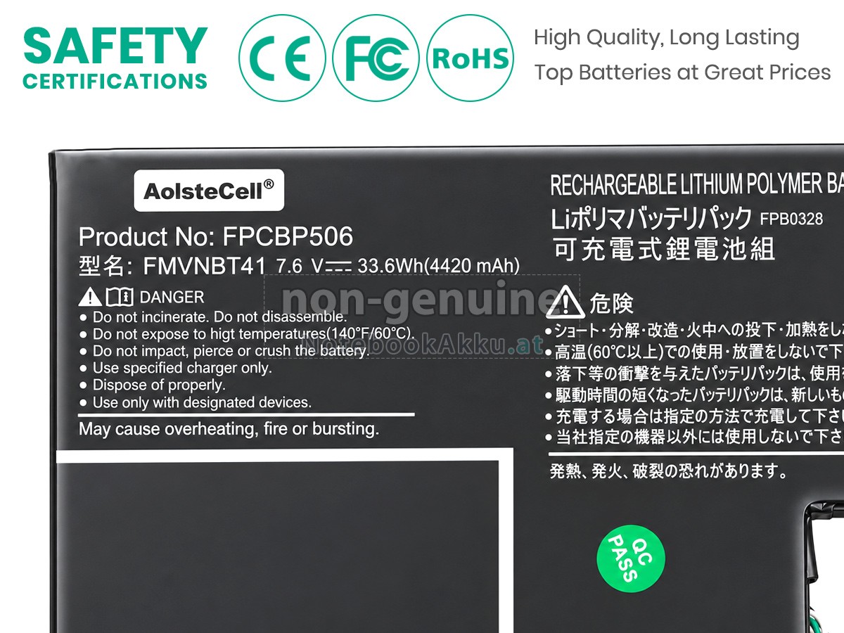 Akku für Fujitsu Stylistic R726