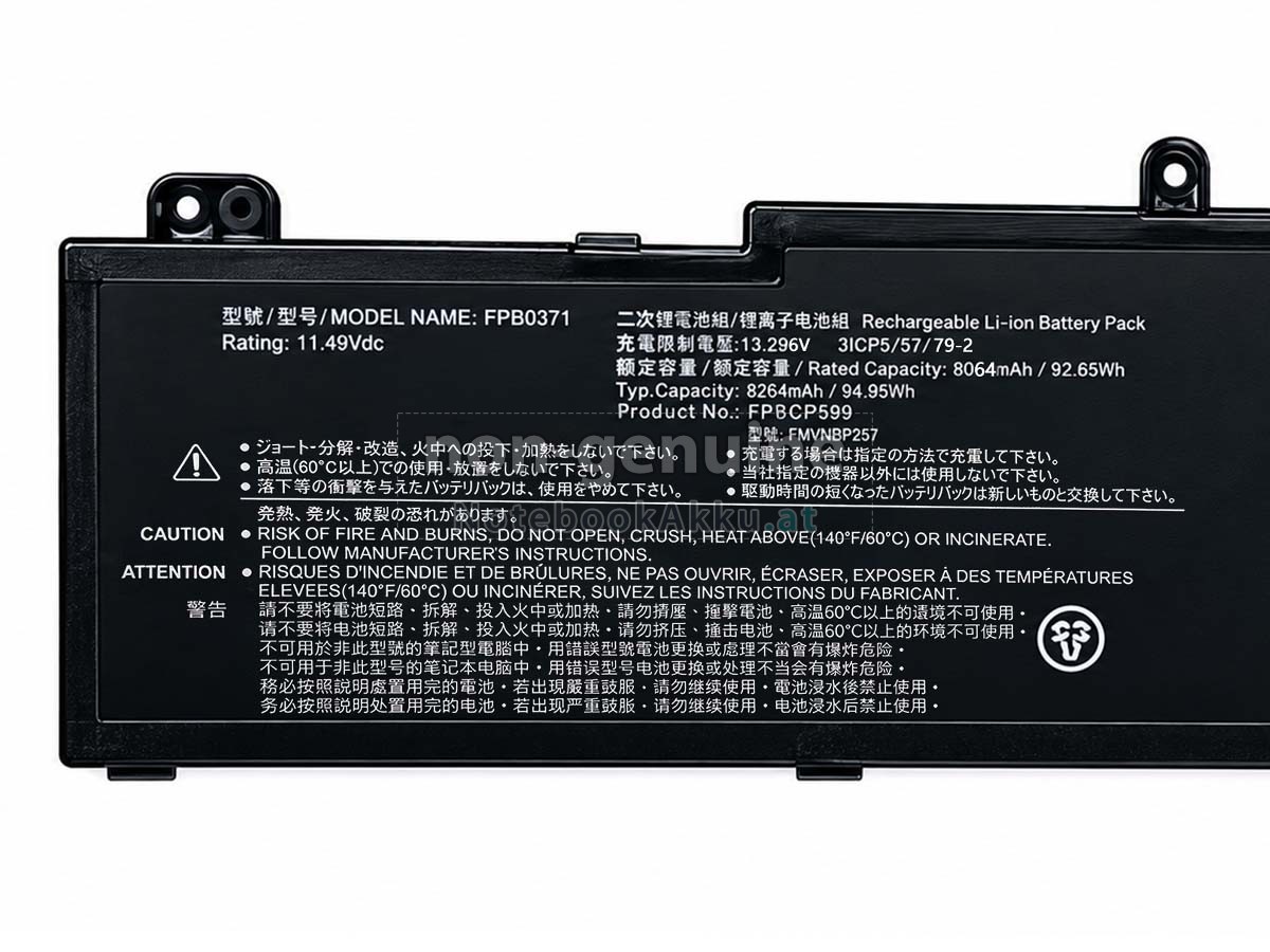 Akku für Fujitsu CP837882