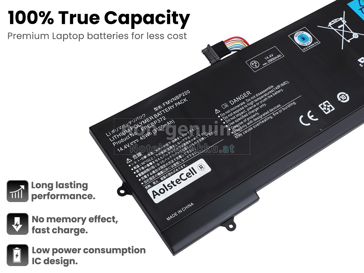 Akku für Fujitsu LifeBook U772