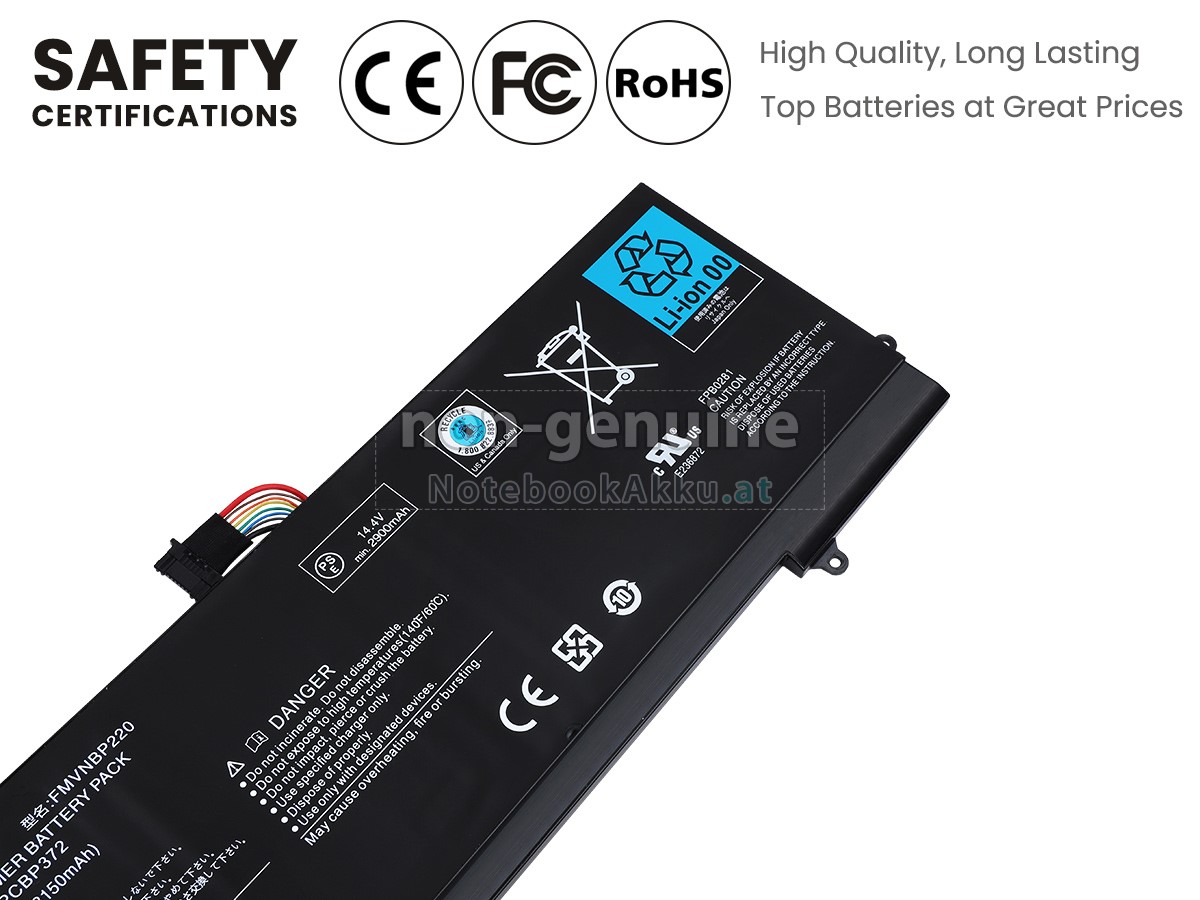 Akku für Fujitsu LifeBook U772