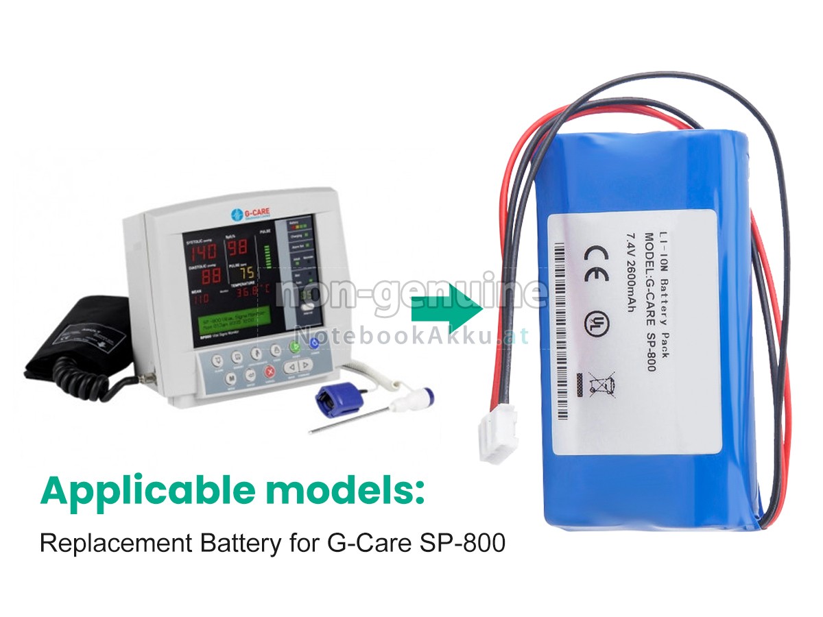 Akku für GCare BAK-18650C4