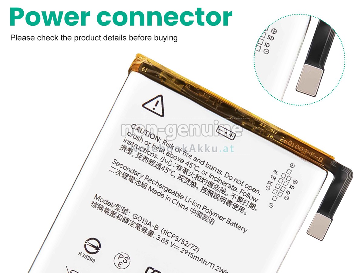 Akku für Google G013A-B