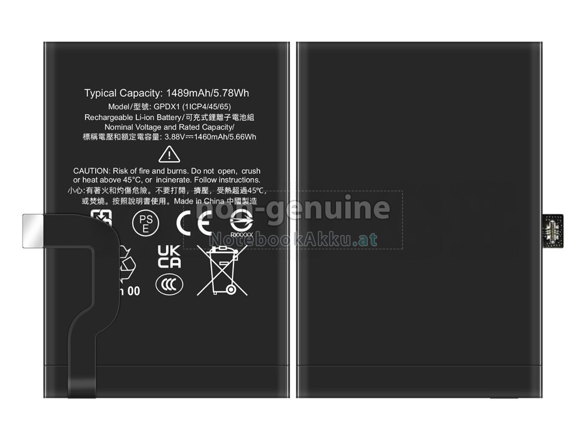 Akku für Google PIXEL FOLD
