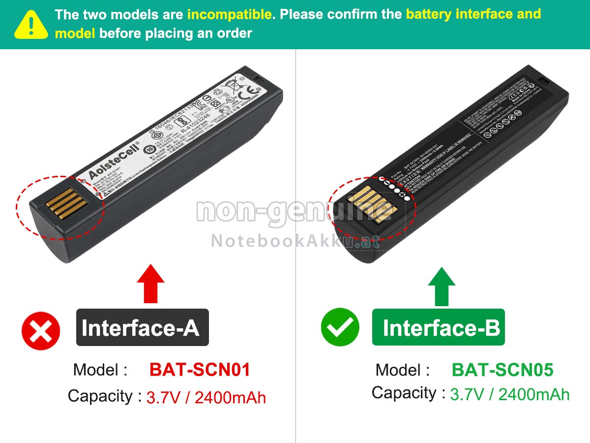 Akku für Honeywell VOYAGER 1202