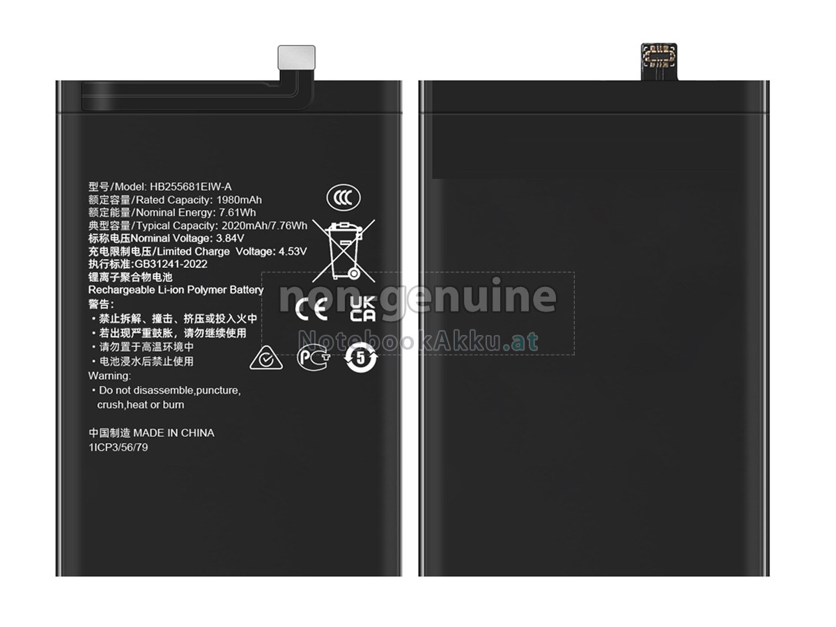 Akku für Honor HB255681EIW-A