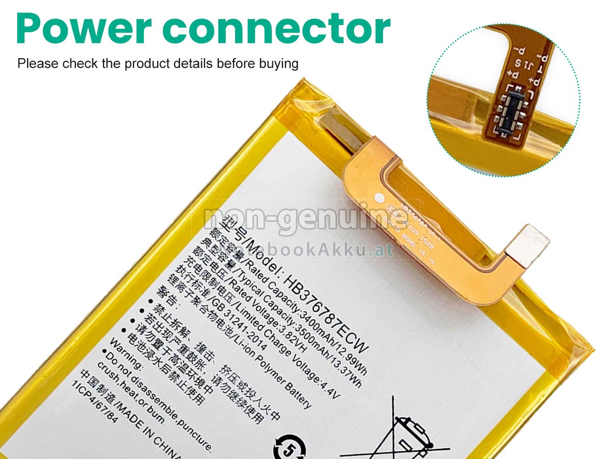 Akku für Honor HB376787ECW
