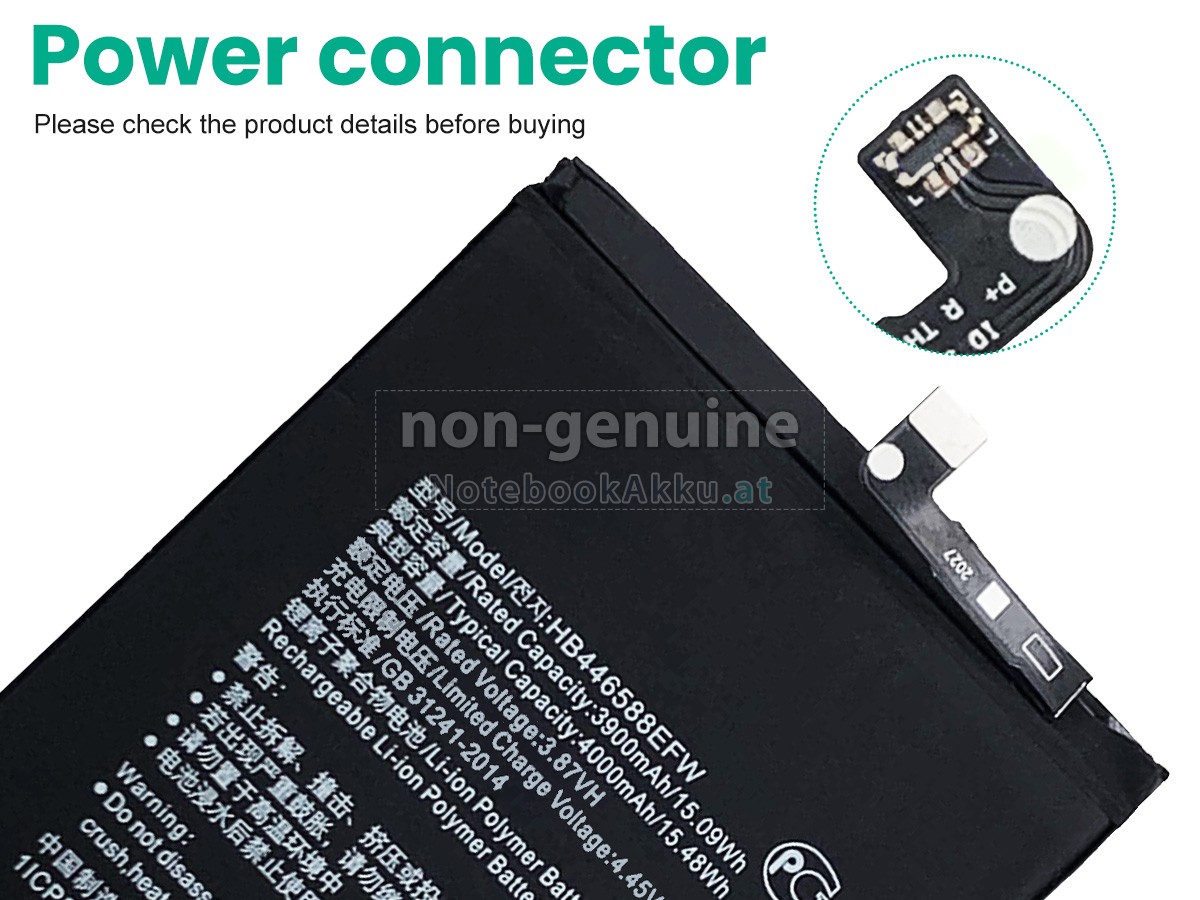 Akku für Honor HB446588EFW