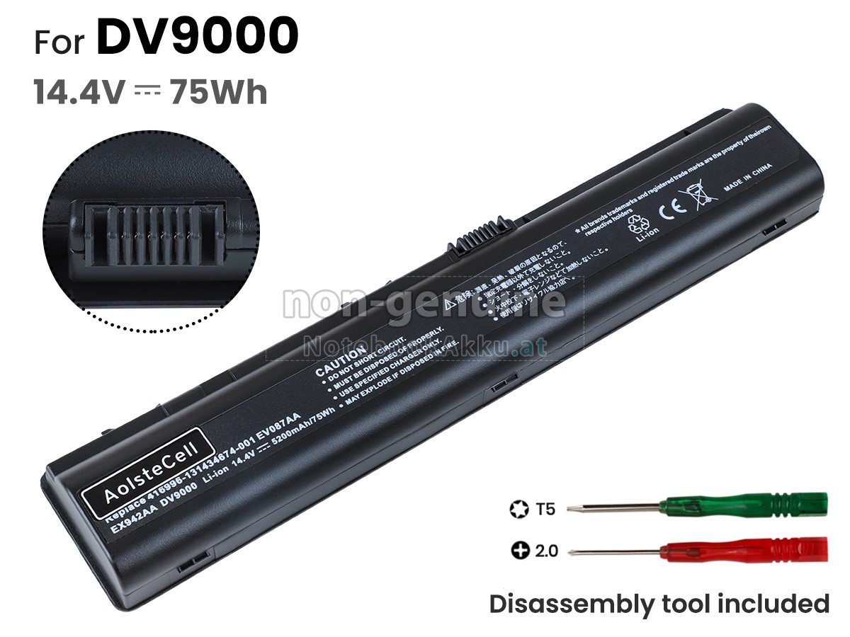 Akku für HP Pavilion DV9303TX