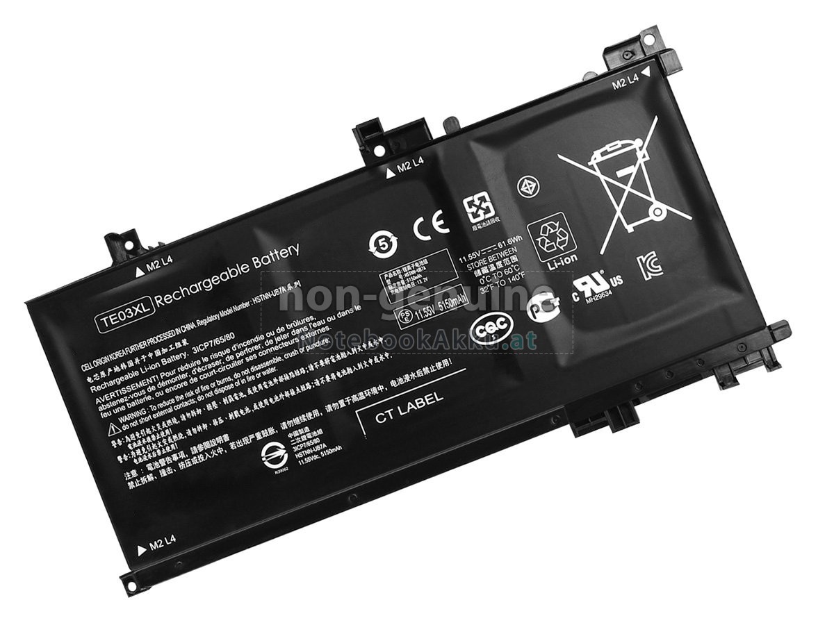 Akku für HP Omen 15-AX203NF