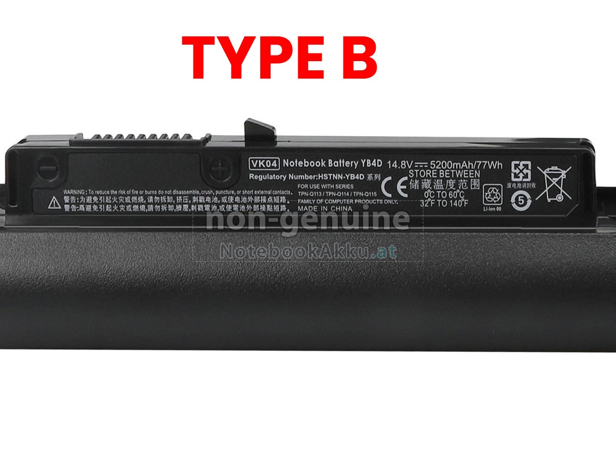 Akku für HP Pavilion TouchSmart 14-B169TX Sleekbook