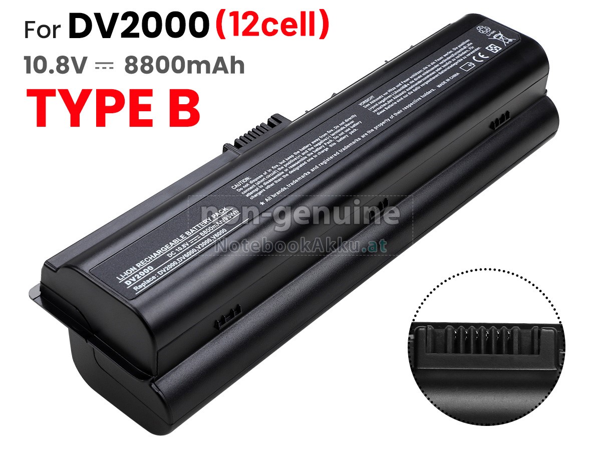 Akku für HP Pavilion DV2601TX