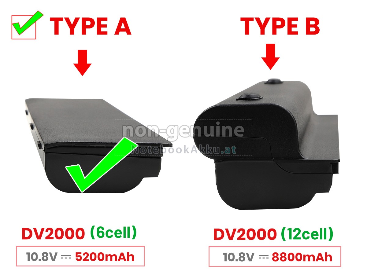 Akku für HP Pavilion DV2601TX