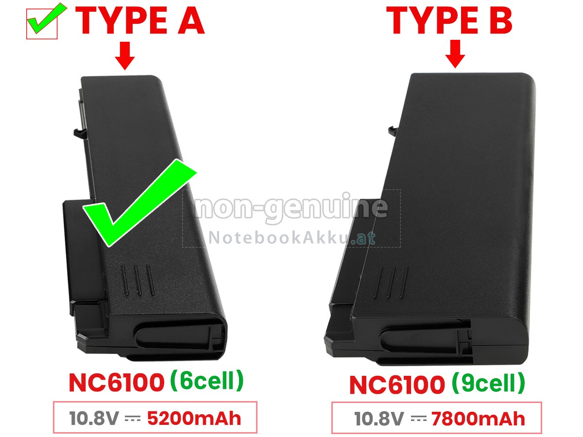 Akku für HP Compaq 415306-001