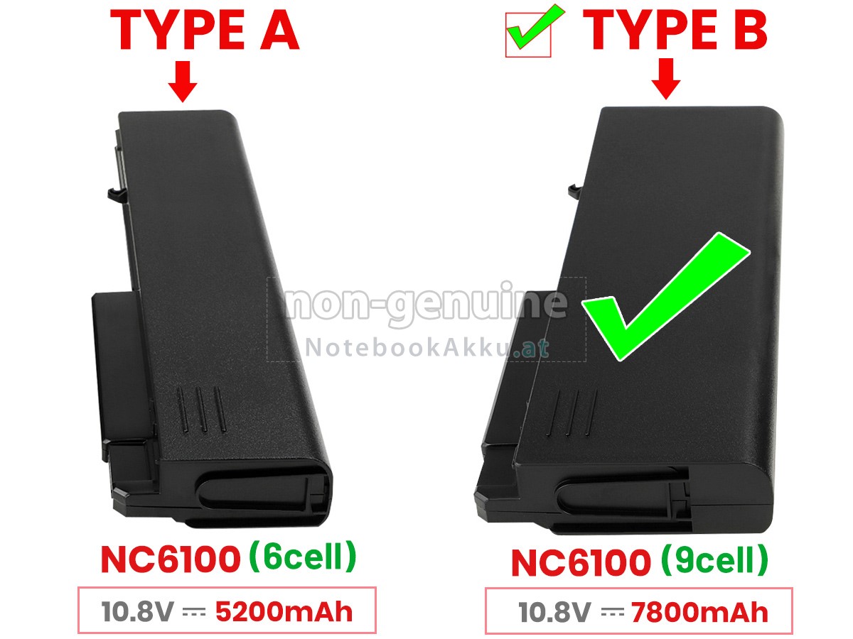 Akku für HP Compaq 415306-001