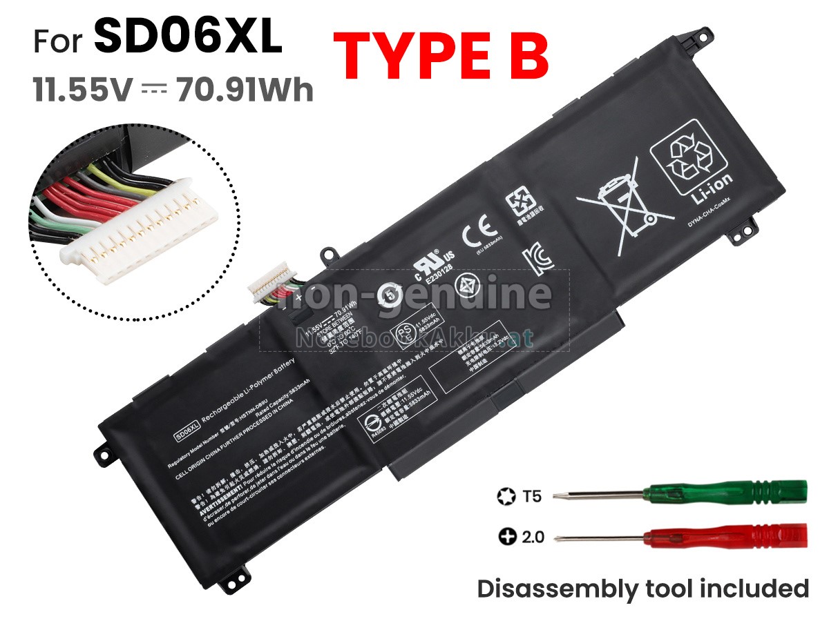 Akku für HP Omen 15-EK0019NO