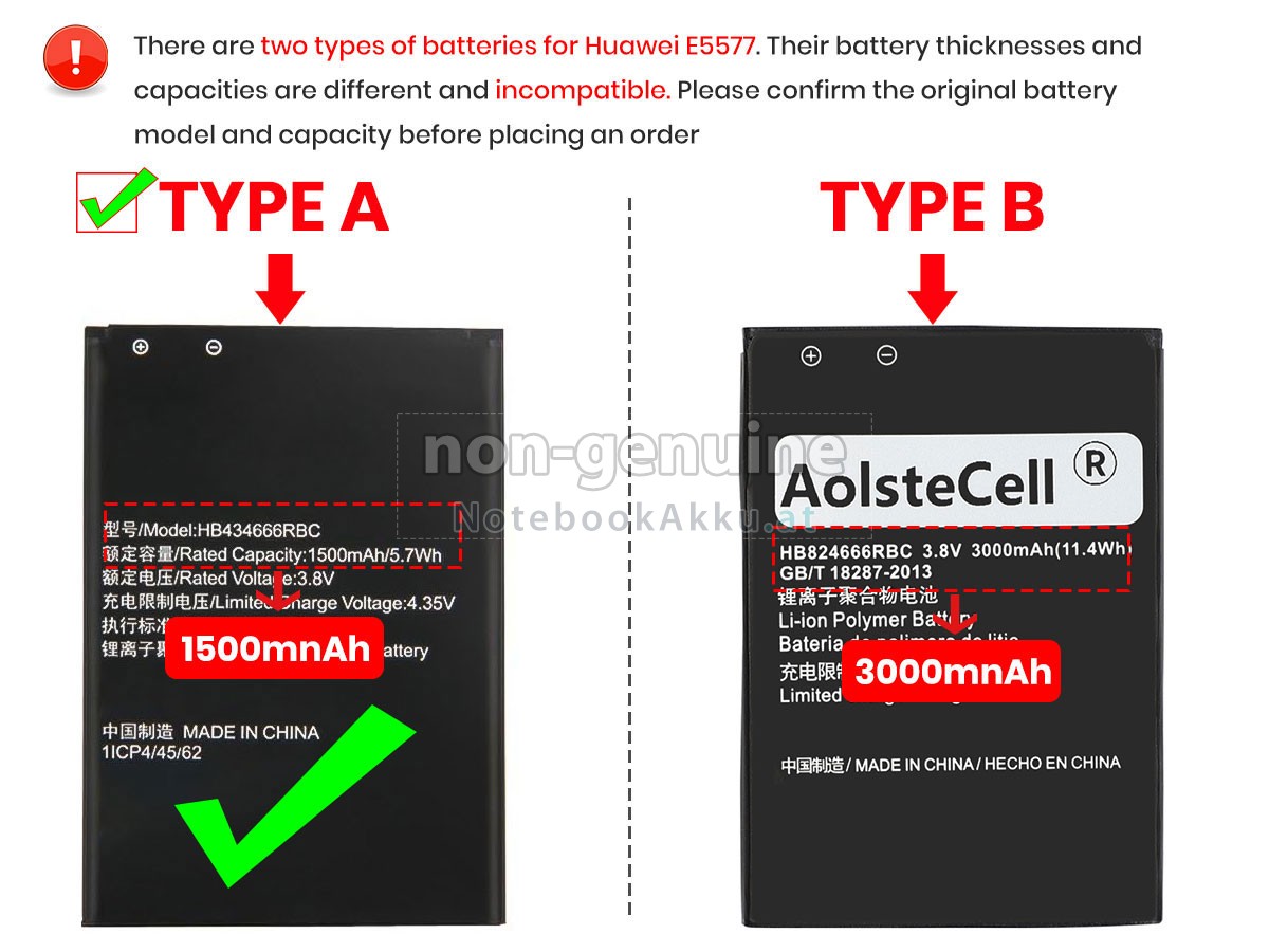 Akku für Huawei E5577BS-937