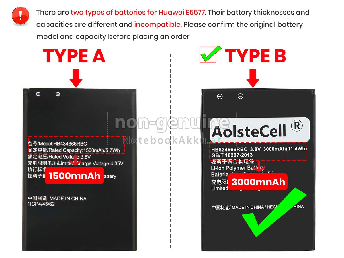 Akku für Huawei E5577BS-937