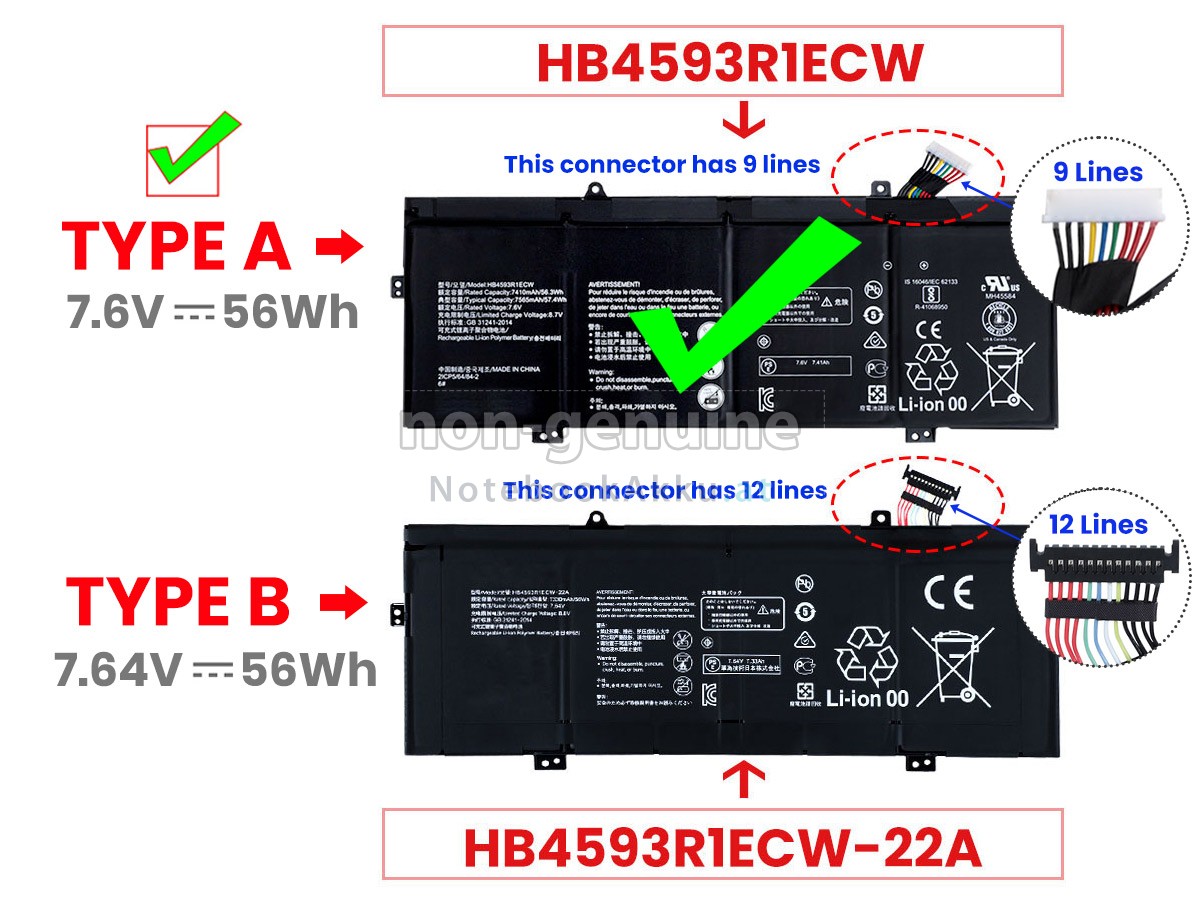Akku für Huawei MATEBOOK X PRO 2021