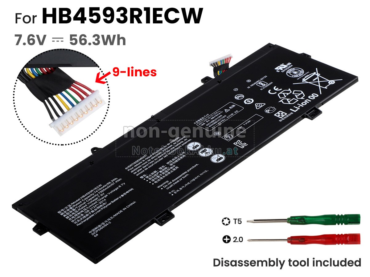 Akku für Huawei MATEBOOK X PRO 2021