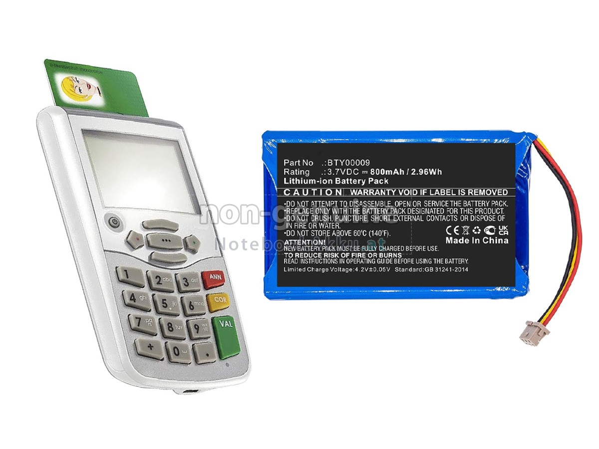 Akku für Ingenico BTY00009