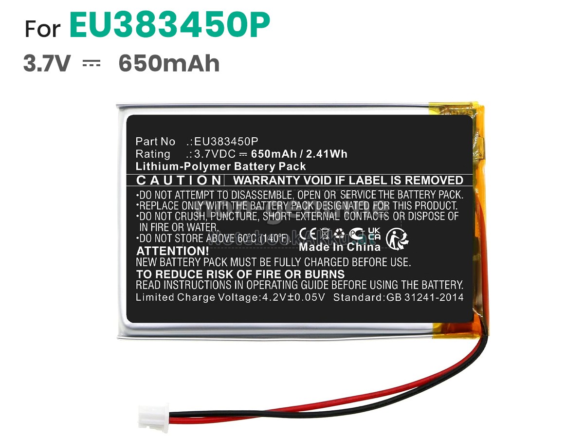 Akku für Ingenico EU383450P