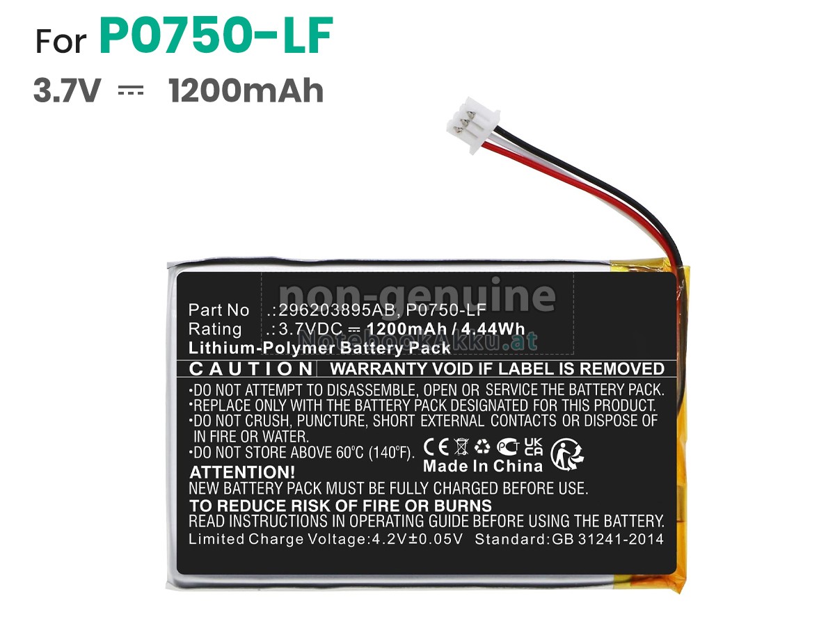 Akku für Ingenico P0750-LF