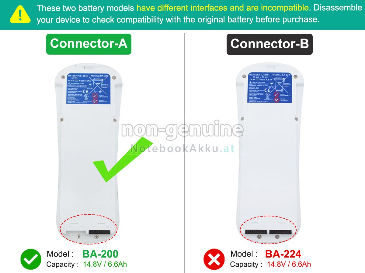 Akku für Inogen BA-203