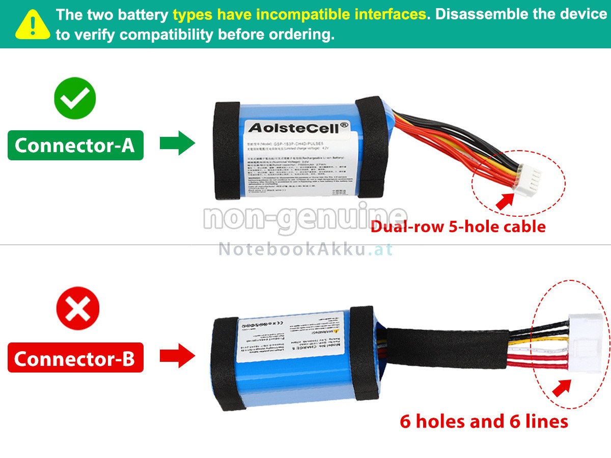 Akku für JBL GSP-1S3P-CH40